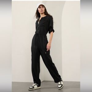 Athleta Celestial Jumpsuit NWT Black Size S